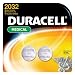 Duracell Long-Life Lithium Button Cell Batteries - 2 Pack - Model DL-2032B/2 CR/DL2016,2025,2032, 2450