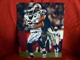 John Lynch Autographed New England Patriots 8x10 Photo, Proof Photo of John Signing for Us.