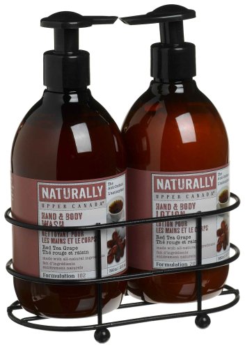 Upper Canada Soap & Candle Red Tea Grape Caddy Gift Set by Upper Canada Soap & Candle