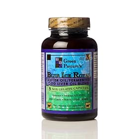 Blue Ice Royal Butter Oil / Fermented Cod Liver Oil Blend - Capsules