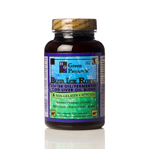 Blue Ice Royal Butter Oil / Fermented Cod Liver Oil Blend - Capsules
