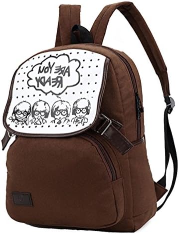 Donalworld Unsexy-adult Cute Preppy Style Panda Manmade Leather Shoulder Handbag (Drbrown4)