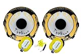 Rage Typhoon Tube Twin Pack With Ropes Yellow