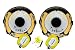 Rage Typhoon Tube Twin Pack With Ropes Yellow