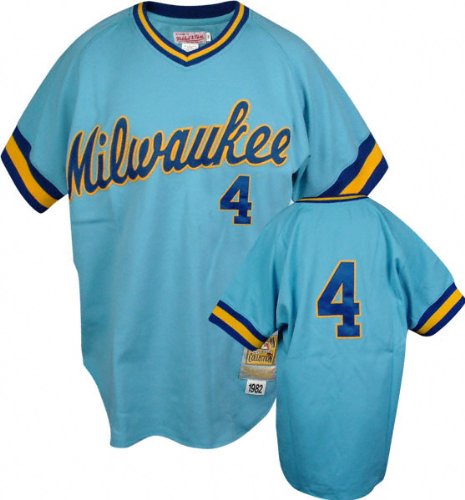 Paul Molitor Milwaukee Brewers Authentic 1982 Road Jersey