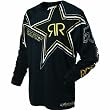 Fox Racing 360 Rockstar Matte Men's MotoX Motorcycle Jersey w/ Free B&F Heart Sticker - Black