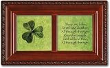 Guardian Angel Petite Woodgrain Music Box Plays Irish Lullaby