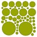 44 STYLIN GREEN Polka Dot Peel & Stick Wall Stickers
