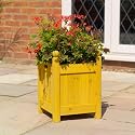 17inch Tan Wooden Planter
