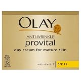 Olay Anti-Wrinkle Provital Day Cream for Mature Skin - SPF 15 - 50ml