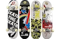 City-Line Skateboard ABEC 5 (schwarz wei...