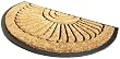 Strathwood Basics Coco Fiber 18-by-30-Inch Doormat, Half Moon [Amazon Frustration-Free Packaging]