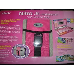 vtech Nitro Jr. PINK Notebook with Bonus Laptop Bag