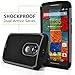 Moto X 2nd Gen Case, MagicMobile [Dual Armor Series] Hybrid Impact Resistant Moto X 2nd Generation Shockproof Tough Case Hard Plastic with Silicone Protective Case for Moto X 2 (2014) [Black/Gray]