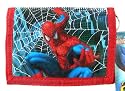 Marvel The Amazing Spider-man Wallet- Kids Trifold Wallet (Red Trim)