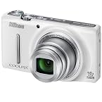 Nikon Coolpix S9400 White With 4 GB SD Card , camera pouch
