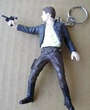 Han Solo Star Wars Keychain Figurine - 3 1/4 inches tall
