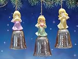Angel Bell Ornaments Assortment (Pack of 3)