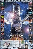 The Hubble Space Telescope - Poster (Size: 24" x 36")