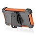Note 5 Case, Galaxy Note 5 Case, BENTOBEN Samsung Galaxy Note 5 Case Shockproof Heavy Duty Hybrid Full Body Rugged Holster Protective Case for Samsung Galaxy Note 5 with Kickstand + Belt Clip, Orange