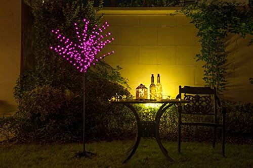 Lifa and Best 6Ft 208L LED Rose Flower Tree for Home Garden Indoor and Outdoor Decoration Use