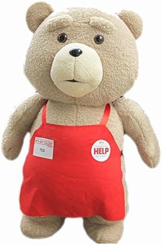 2015 Movie Teddy Bear Ted 2 Plush Toys in Apron 17.8"Soft Stuffed Animals Ted Bear Plush Dolls