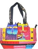 Laurel Burch Feline Family Tote Bag Lb4132 51KL1z4eAhL. SL160 Laurel Burch Feline Family Tote Bag Lb4132