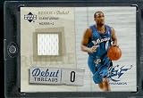 2005-06 Upper Deck Rookie Debut Threads Gilbert Arenas Jersey Washington Wizards Basketball Card- Mint Condition - Shipped In Protective Screwdown Case!