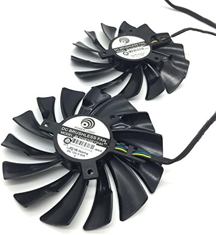 2 Pcs/lot 95mm DC 12V 0.4A Video Card Dual Fan for MSI Gaming GTX950/960 R9 390/390X PLD10010S12HH Graphics Card Fan