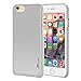 iPhone 6s Plus Case, Apple iPhone 6s Plus, roocase Ultra Slim Fit Thin Lightweight Shell Case [Median] Protective Pefect Fit Non Slip Soft Matte Cover for Apple iPhone 6 Plus , Silver