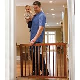 Classic Wood Safety Gate DARK OAK