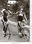 Archrivals Gino Bartali and Fausto Coppi Art Poster Print, 23x30