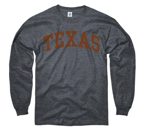 Texas Longhorns Dark Heather Arch Long Sleeve T-Shirt