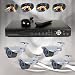 CCTV_CameraMall--JD7008AC1000G4BH221W. 4 SONY CCD 36 IR Day/Night Vision Indoor/Outdoor 650TV Line Color Cameras with one 8 Channels Video Audio Security Surveillance DVR Digital Video Recorder System Built-in 1000GB HDD, Included 4x 60ft Siamese Cables and Power Supply Unit. Supports Network Remote Live Viewing Over Internet, Windows IE, iPhone, Win CE, Symbian, Blackberry