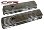 1958-86 Chevy Small Block 350 Tall Steel Valve Covers - Chrome w/ 350 Logo