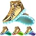 Helen's Pinkmartini 7 Colors Light Shoes High Top Sports Sneakers for Men Gold