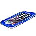 iPhone 6 Plus Waterproof Case, iThroughTM iPhone 6 Plus Waterproof Case, Dust Proof, Snow Proof, Shock Proof Case, Heavy Duty Carrying Cover Case for iPhone 6 Plus, iPhone 6S Plus (Blue)