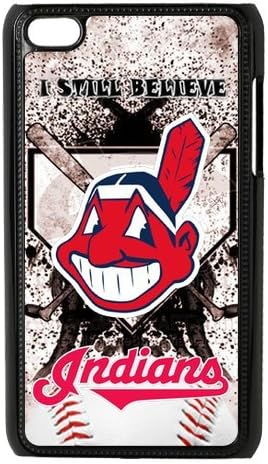 MLB Cleveland Indians Logo Fashion Style for IPod Touch 4th Durable Plastic Case-Creative New Life