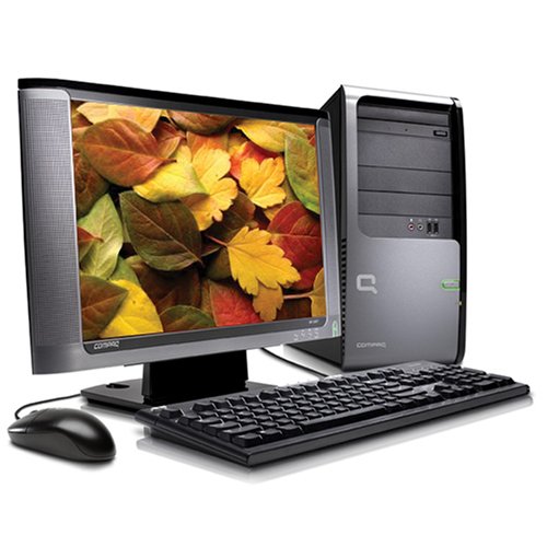 Compaq Presario SR5610F Desktop PC (2.5 GHz AMD Athlon X2 4800 Dual-Core Processor, 3 GB RAM, 320 GB Hard Drive, DVD Drive, Vista Premium)