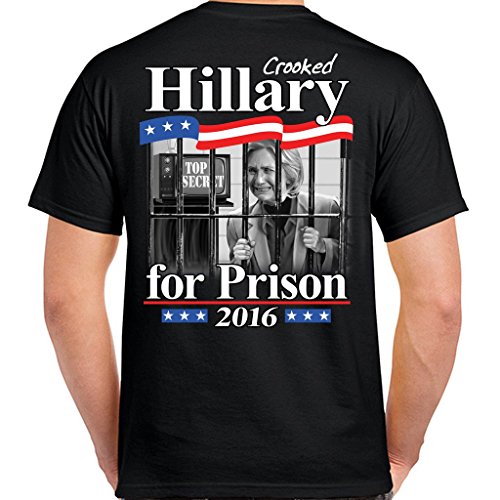 Biker Life USA Hillary for Prison T-shirt