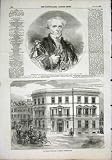 PORTRAIT SALOMONS MAYOR DUCHY CORNWALL BUCKINGHAM 1855