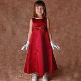 SOPHIAS STYLE Wedding Flower Girl Dress BURGUNDY Christmas Dress 2T-14