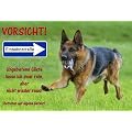 Metall-Warnschild Deutscher Sch�ferhund, DSH