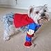Alfie Pet - Superhero Costume - Color: Blue, Red & Yellow, Size: M