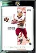 2007 Playoff NFL Playoffs Football # 98 Clinton Portis - Washington Redskins - Premium Trading Card in Protective Display Case