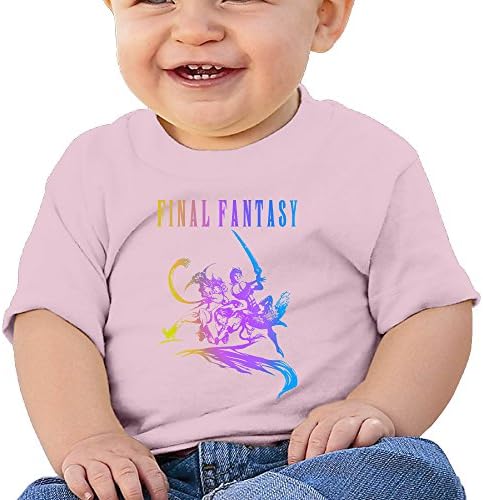 FFuture Little Boys/Girls Unisex Game Gaming Final Fantasy Infant T Shirt (6-24 Months) Pink