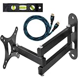 Buy Cheetah Mounts ALAMB Articulating Arm TV Wall Mount Bracket - fits VESA 100 up to...