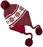 Hunter Fair Isle Peruvian Women's Hat Very Berry One Size