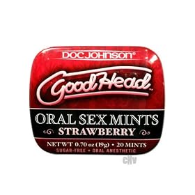 GoodHead Oral Sex Mints Bulk Strw 60/bag