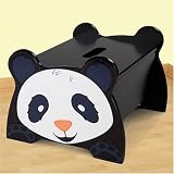 Small Potatoes Panda Childrens Step Stool Wooden Stepstool